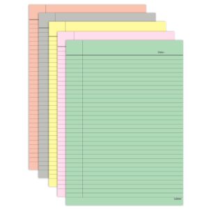 A4 Ruled Multicolor Ruled Sheet