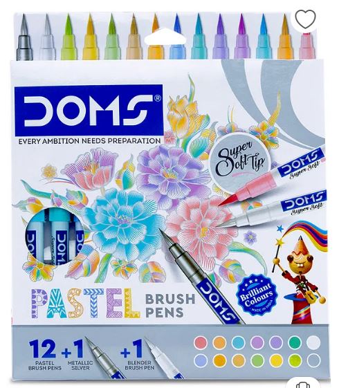 DOMS PASTEL Brush pen 14 shades
