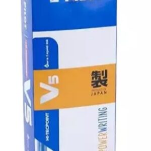 PIilot Hi-TecPoint V5 Rollerball Pen 0.5 mm WITH CARTRIDGE in Black