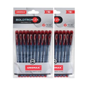 UNOMAX Boldtron 2X 1.0mm Ball Point Red