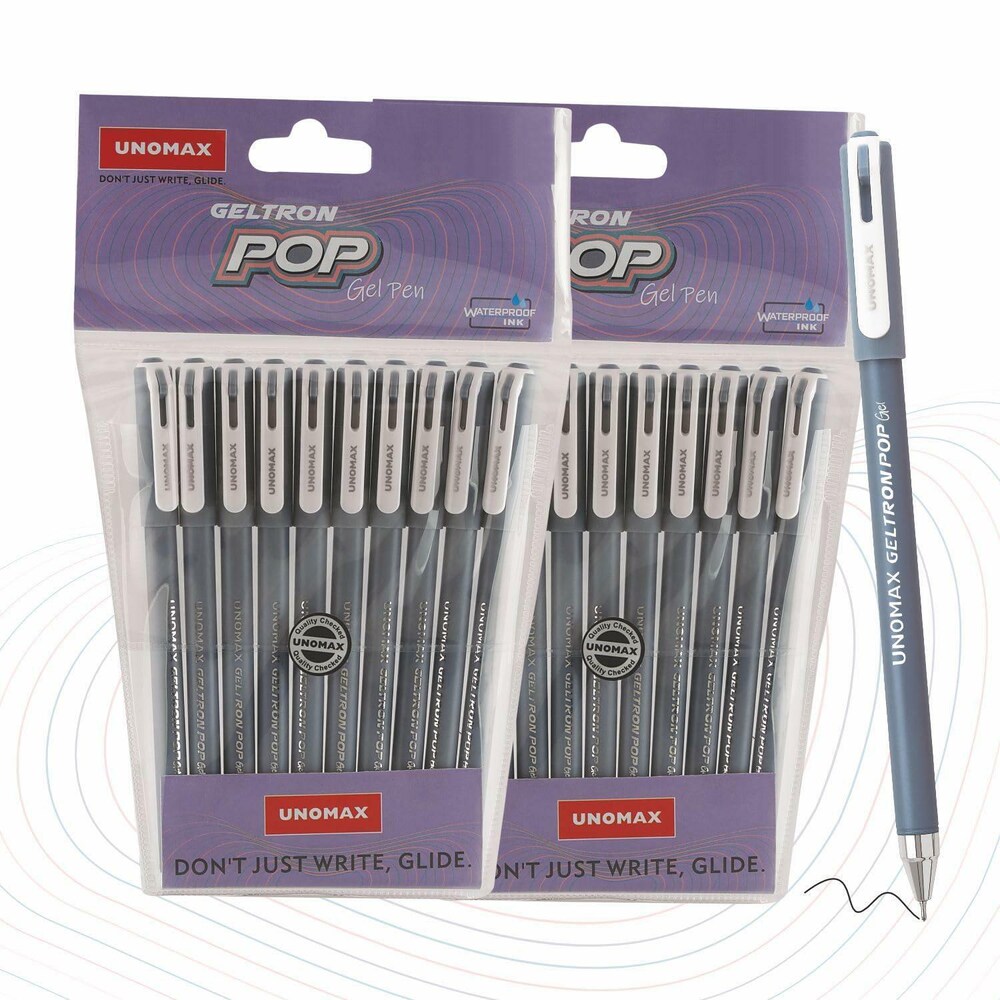 UNOMAX Geltron Pop Gel Pen black UNOMAX Geltron Pop Gel Pen black