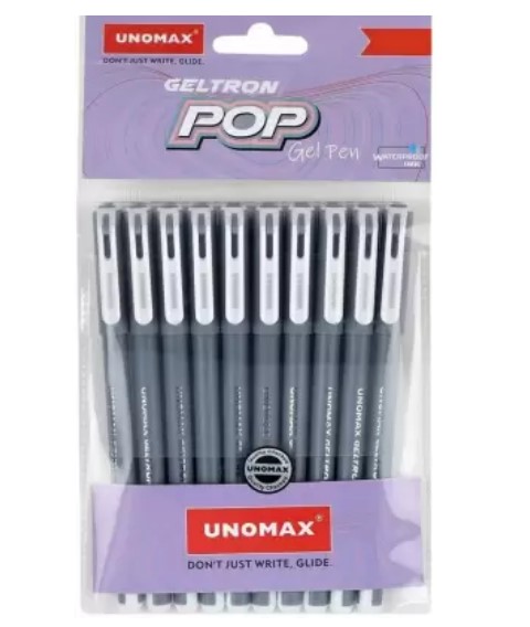 UNOMAX Geltron Pop Gel Pen in Black UNOMAX Geltron Pop Gel Pen in Black