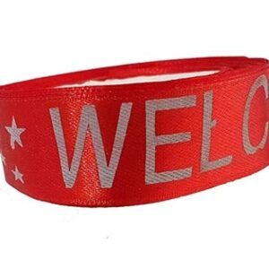 welcome Satin Ribbon 1 inches