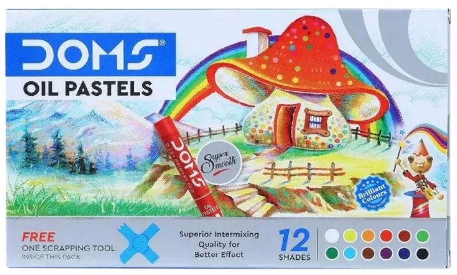 DOMS Oil Pastels in 12 shades