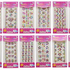 Self-Adhesive Multicolor Stone Pearl Stickers in different Design