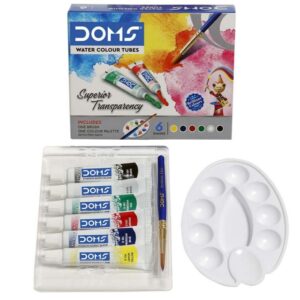DOMS Water Colour Tubes in 6 & 12 Shades