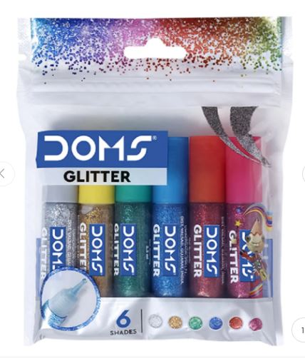 doms Glitter tubes in 6 shades